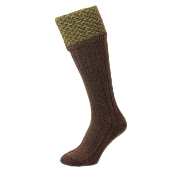Hatfield Honeycomb Shooting Socks by Bisley - Conker Hatfield Honeycomb Shooting Socks by Bisley - Conker
